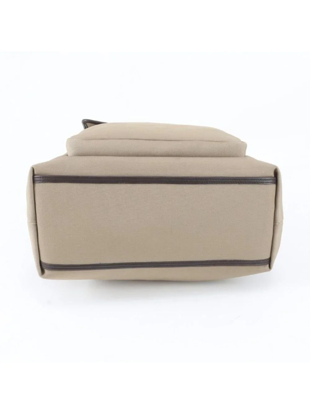 Gucci Leather Canvas Tote Shoulder Business Document